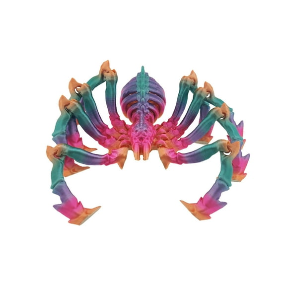 Skeleton Tarantula Movable Model Under 5 ! Yrmaups Tarantula Model Movable Model Skeleton Ornament Animal Figure 3D Printed Model for Halloween Science Education Collection Display