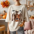 thumbnail image 1 of Skeleton Thanksgiving Sweatshirt, Halloween Skull Sweatshirt, Funny Pumpkin Sweatshirt, Thankful Sweatshirt, Hello Autumn Shirt, 1 of 3