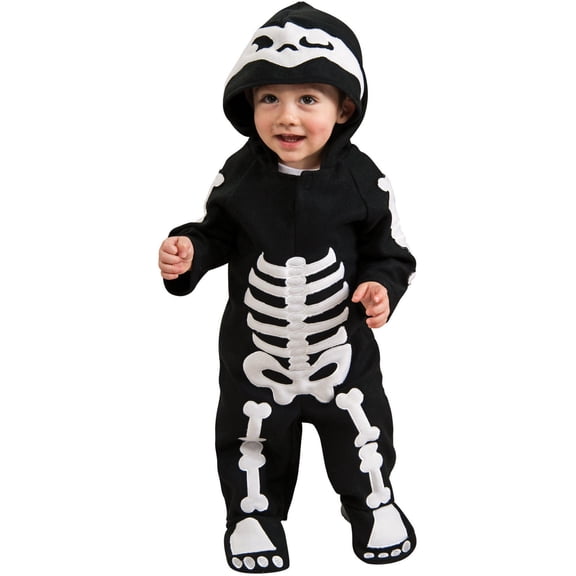 Rubies Lil Skeleton Costume for Toddlers, Unisex 2T-4T