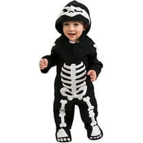 Rubies Lil Skeleton Costume for Toddlers, Unisex 2T-4T