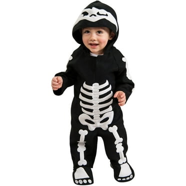 Rubies Lil Skeleton Costume for Toddlers, Unisex 2T-4T