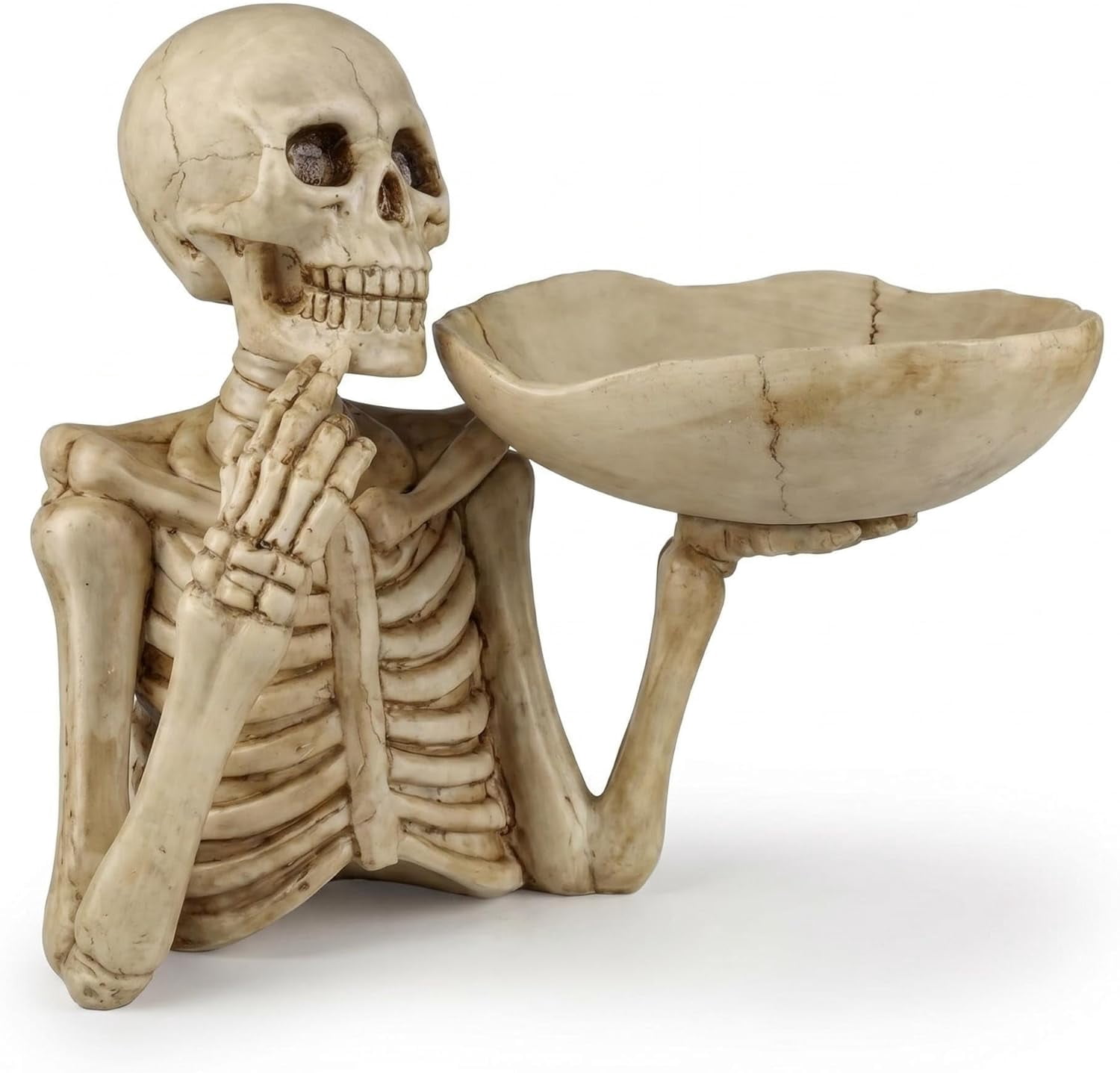 Skeleton Tray Gothic Resin Candy Dish, 13.78 x 11.81 in