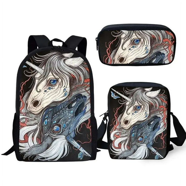 Skeleton unicorn bag sale