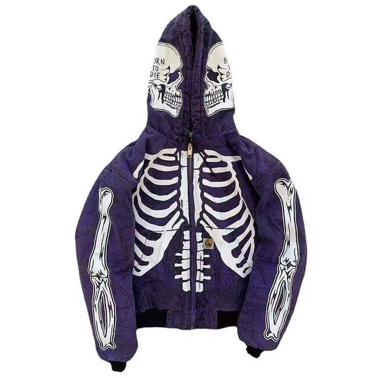 Skeleton pullover hoodie cheap
