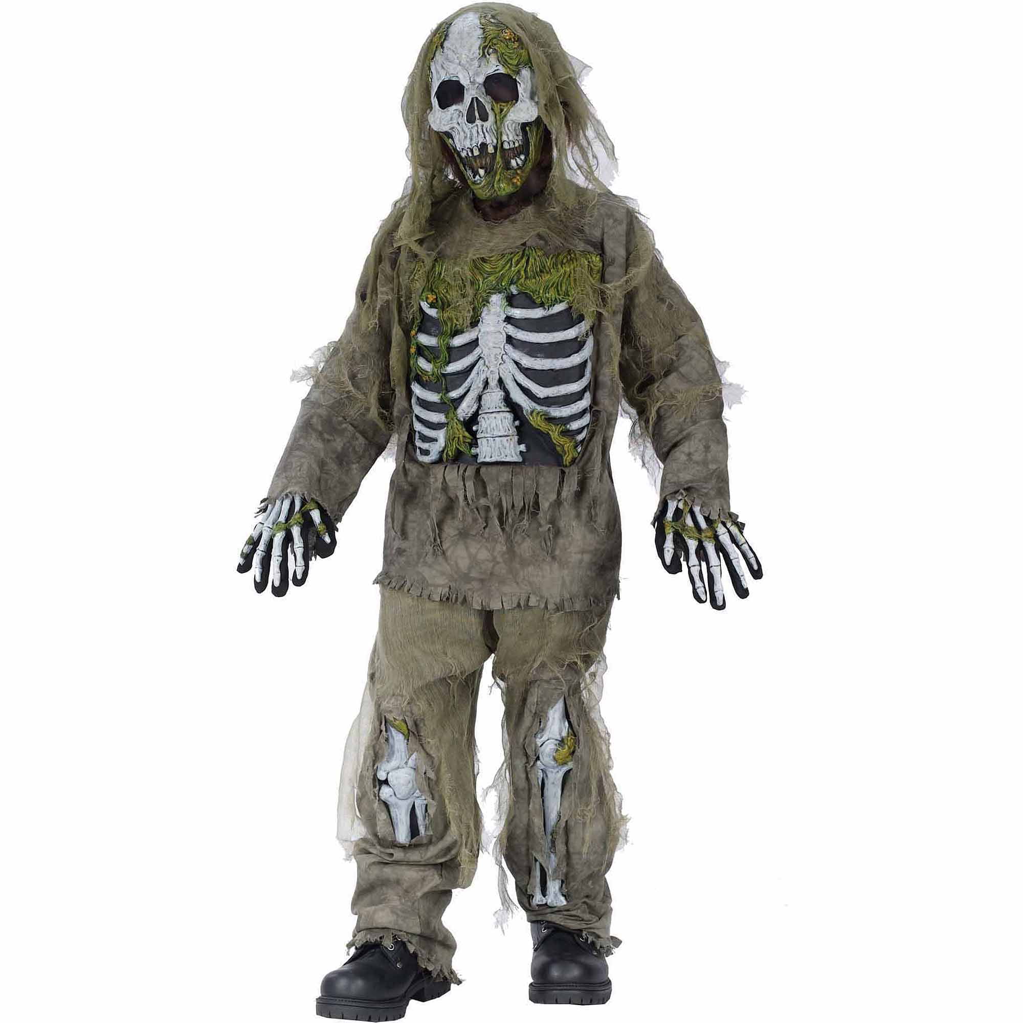 Skeleton Zombie Child Halloween Costume - Walmart.com