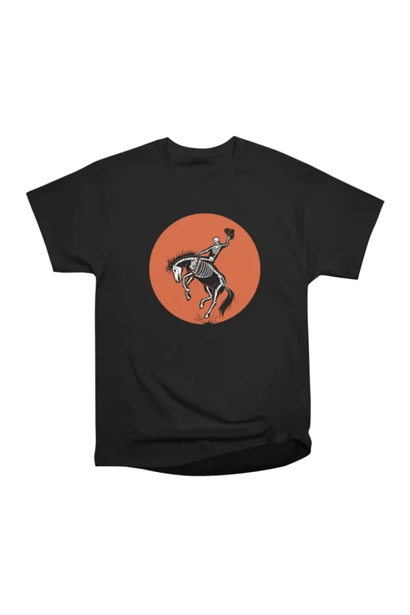 Skeleton cowboy T-Shirt Tee Gift For Him Merch For Her Apparel For Friend