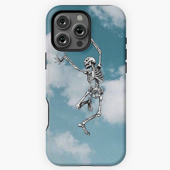 Skeleton dancing sky Phone Case for iPhone 16 15 14 13 12 11 Pro Max M5905436