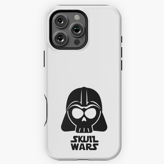 Skeleton head Wars Sci-Fi Parody Phone Case for iPhone 16 15 14 13 12 11 Pro Max M890846