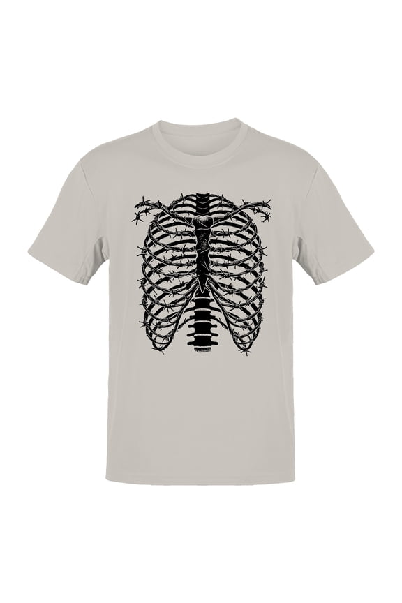 Skeleton made of spikes Men's T-shirt