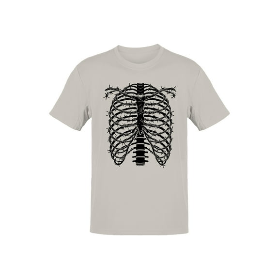Skeleton made of spikes Men's T-shirt