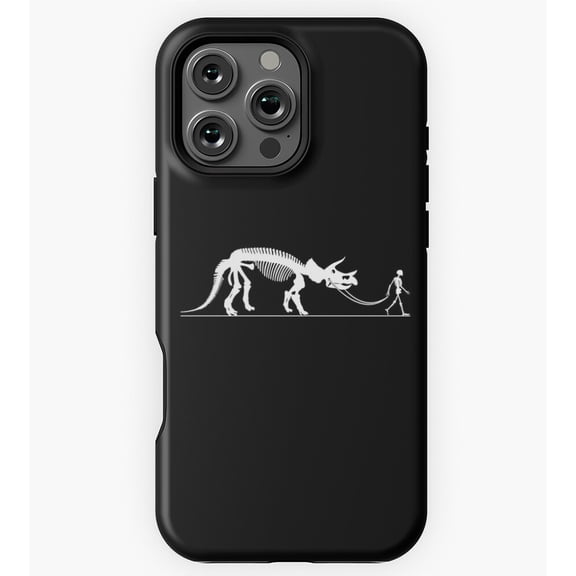 Skeleton pulls a dinosaur Skeleton riding a dinosaur bones halloween costume GA5677 Phone Case for iPhone 11 to 17 Pro Max