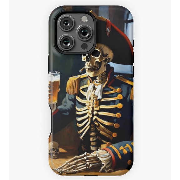 Skeleton soldier GA5671 Phone Case for iPhone 11 to 17 Pro Max