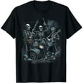 thumbnail image 1 of Skeletons Band At Rock Concert Graphic Tees Men Women T-Shirt, 1 of 7