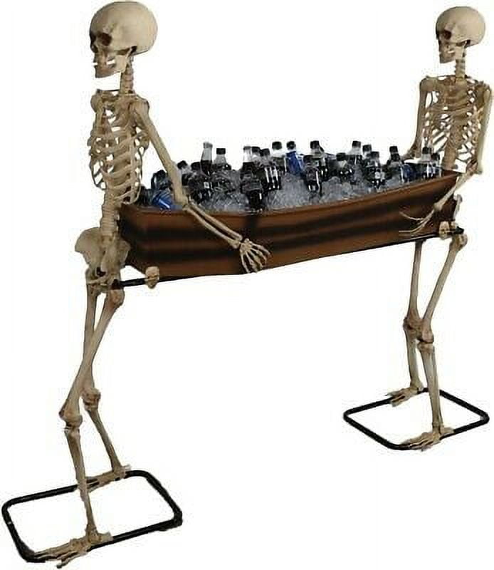 Skeletons Carrying Coffin Lifesize Candy or Iced Beverage Holder