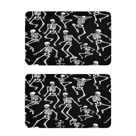 Skeletons Dancing Strong Fridge Magnets Refrigerator Magnets Sticker Decor for Whiteboards Locker 4"x2.5" 2 Pack