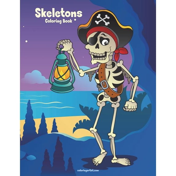 Skeletons Skeletons Coloring Book 1, Book 1, (Paperback)