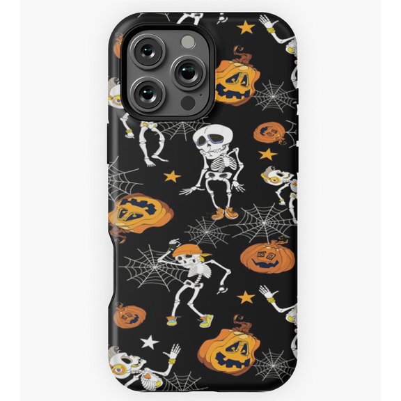Skeletons jumping on halloween GA6260 Phone Case for iPhone 11 to 17 Pro Max
