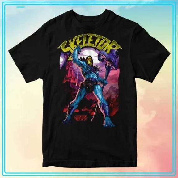 Skeletor Masters Of The Universe Unisex T-Shirt Gift for Fans All Size S-4XL ,Black Color,Size 2XL