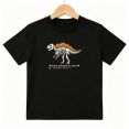 thumbnail image 1 of Skeletosaurus Pumpkin Dinosaur Skeleton Boys Graphic Tees Halloween Kids T-Shirt 100% Cotton Short Sleeve Tops Ages 4-13Y, 1 of 5