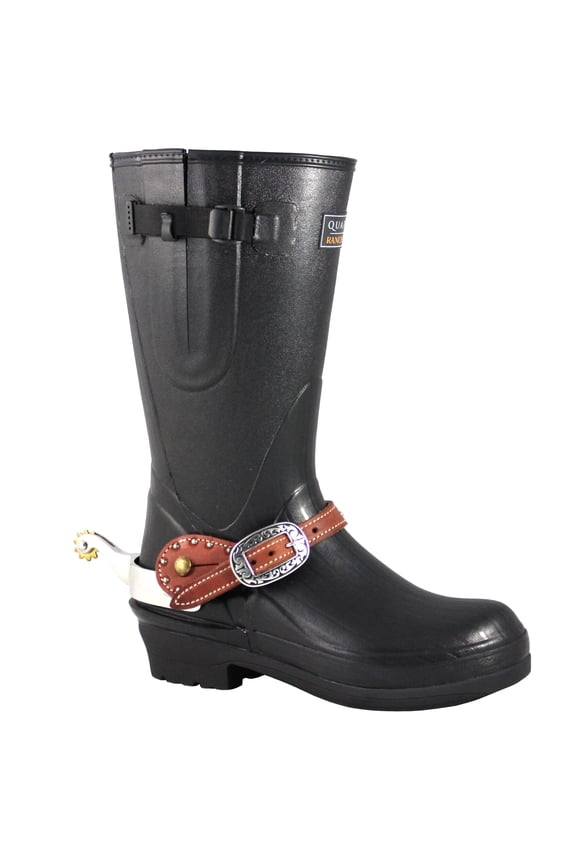 Skellerup Quatro Ranchero Chore 16" Boots Black in size 7