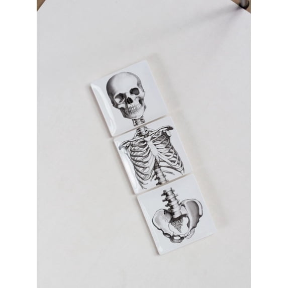 Skelleton Ceramic Plate Set