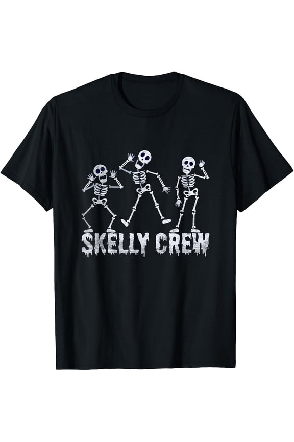 Skelly Crew Skeletons Halloween S-5XL T-Shirt