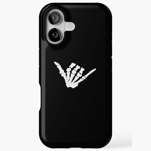 Skelly Skeleton Cartoon Print Universal Phone Case for iPhone 11–17 Pro Max