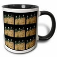 thumbnail image 1 of 3drose, Skelton Yard Decorations Patterns, 11oz Two-tone Black Mug, 1 of 6