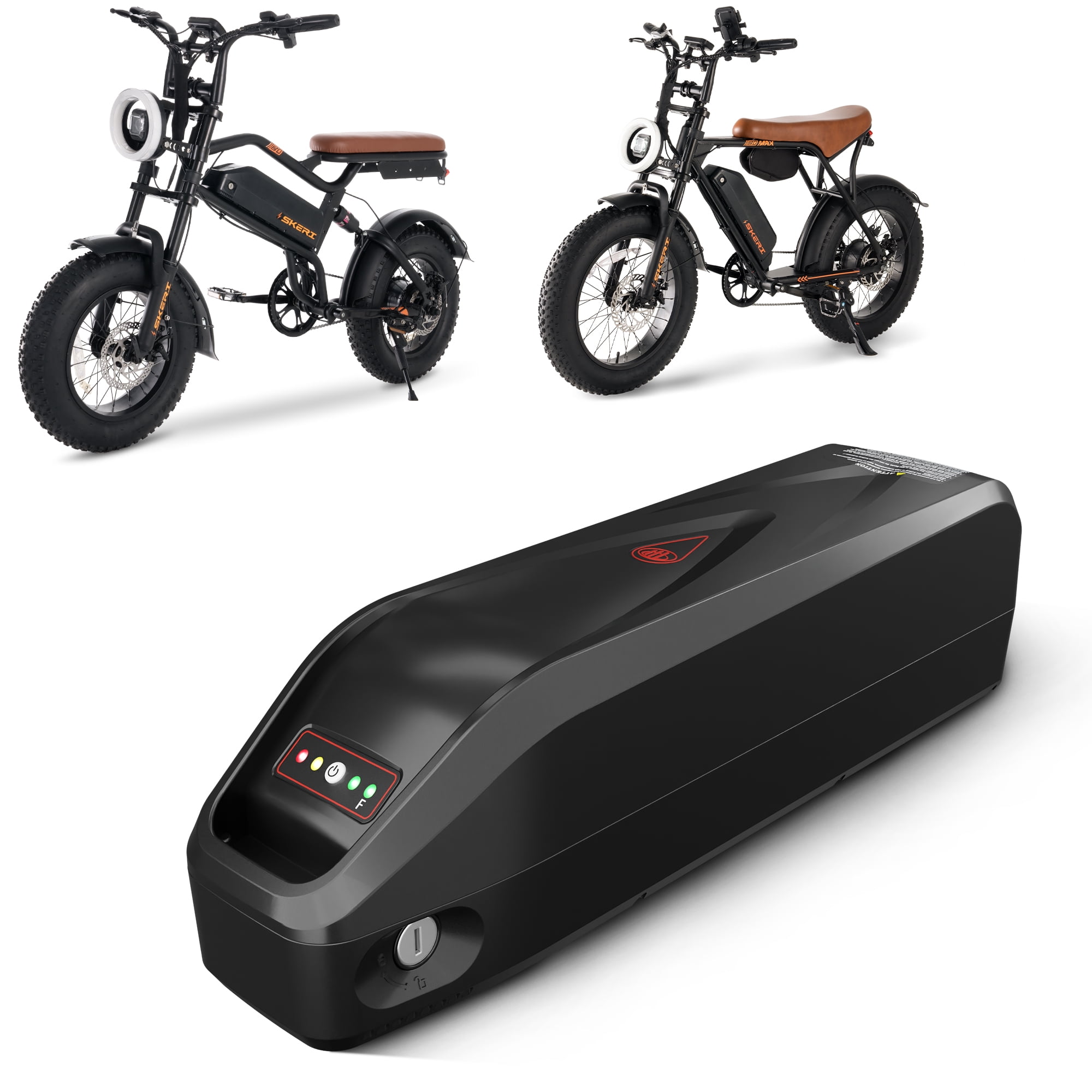 Skeri Ebike Battery, 48V 15.6Ah Lithium-ion Pedelec Battery, Detachable Battery for 500W Electric Bike Bicycles Folding Bike Mountain Bike Motor