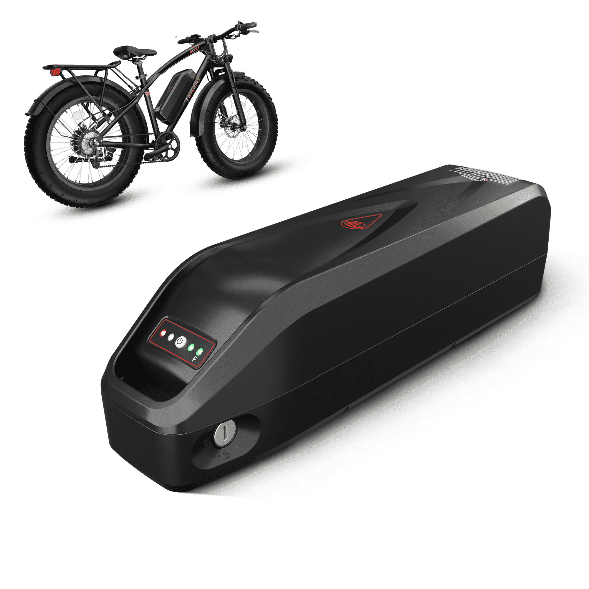 Skeri Ebike Battery, 48V 15.6Ah Lithium-ion Pedelec Battery, Detachable  Battery for 500W Electric Bike Bicycles Folding Bike Mountain Bike Motor