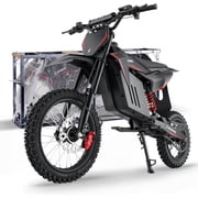 Skeri Electric Dirt Bike for Teens Adults, 14"/12" Fat Tire 2000W Peak 3200W 48V 21AH Battery 32MPH Hydraulic off-Road Age 13+