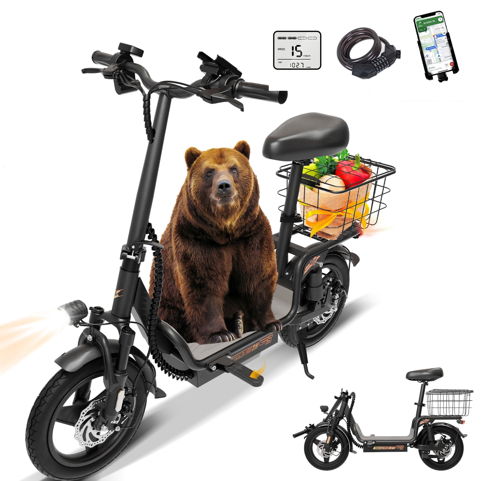 SCOOTER SCT 140cm！！ ZonDoo ZO03 Plus Adult Electric Scooter, 6000W, 58 MPH, 60