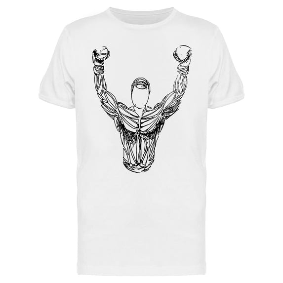 Sketch Athlete T-Shirt Men -Image by Shutterstock, Male Large