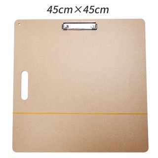 2-Pack Artist's Drawing Sketch Boards, Large Art Clipboards with Left-Side  Handle Holes and Paper Retaining Rubber Bands, Portable Drafting Boards for