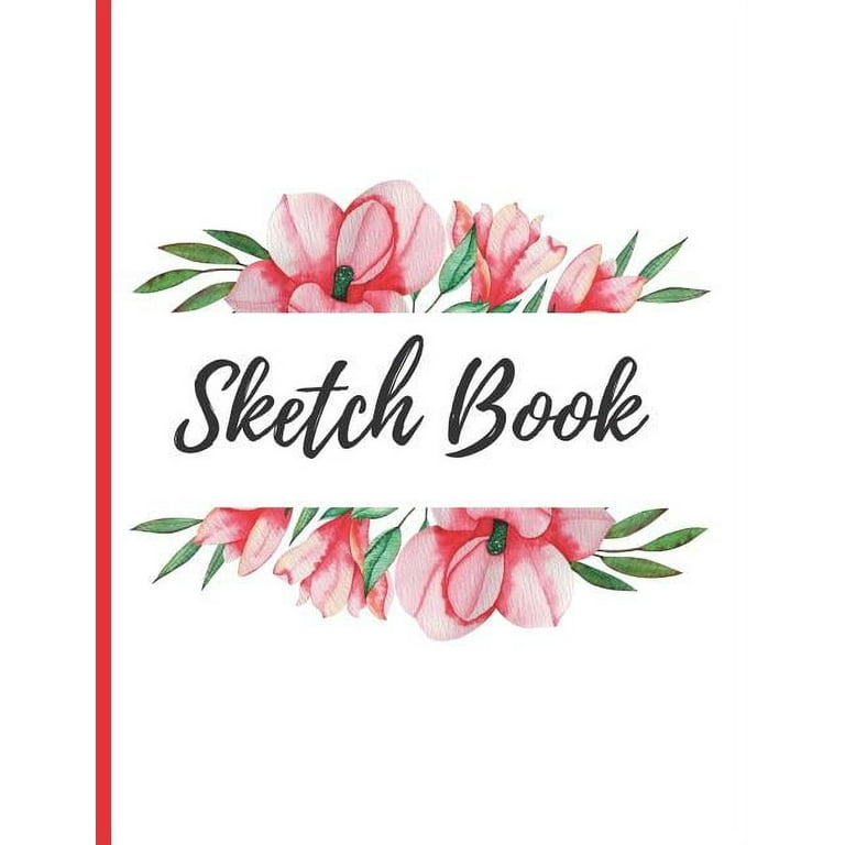 Sketch Book: 8.5 X 11 Cute Sketchbook to Draw in. Large Journal. 100  Blank Pages Perfect for Doodling and Sketching. Creative Gift. Workbook and