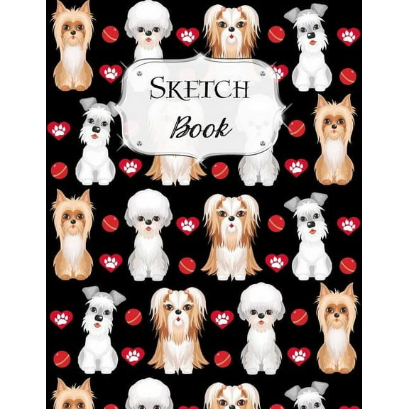 Sketch Book: Dog Sketchbook Scetchpad for Drawing or Doodling Notebook Pad for Creative Artists #3, (Paperback)
