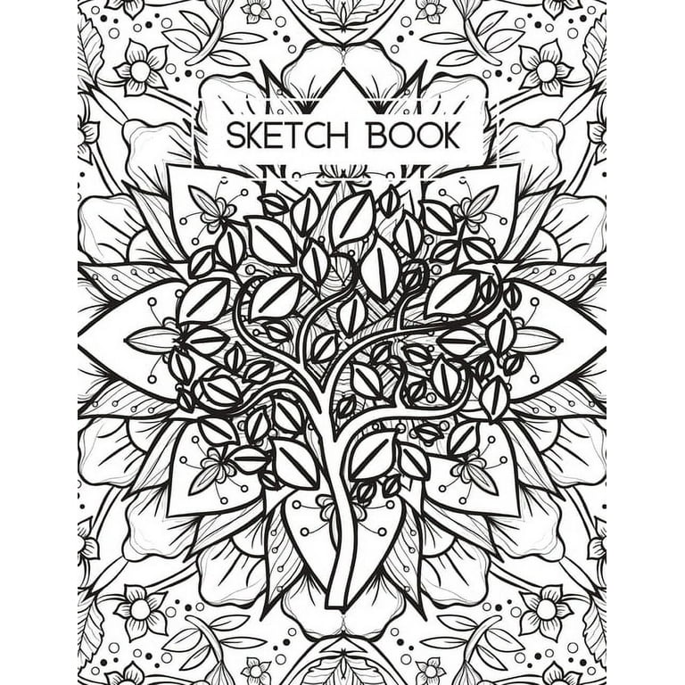 Sketchbook for Girls: Cute Fairy Cover 8,5x11 Large Sketch Book Journal,  Blank Unlined Paper for Sketching, Drawing, Writing. (My Sketch Books)