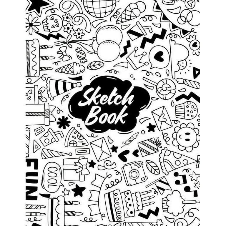 Sketch Book & Journal: journal and notebook for sketch books for drawing,  202 Pages: Premium Abstract Color COVER DESIGN