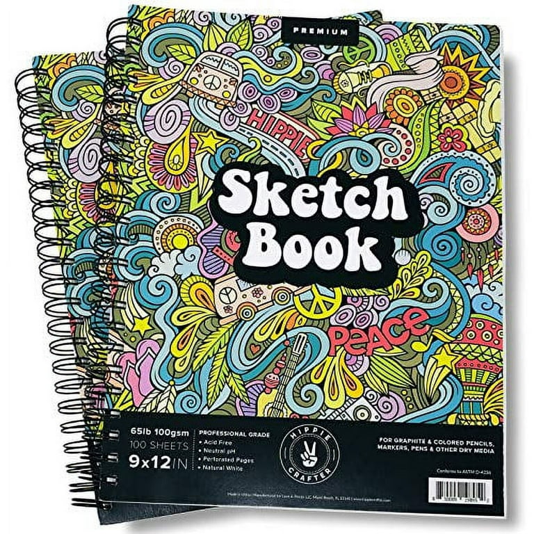 https://i5.walmartimages.com/seo/Sketch-Book-Pack-9-x-12-inches-Pad-2-100-Sheets-Spiral-Bound-65lb-100gsm-Acid-Free-Sketchbook-Art-Professional-Artist-Drawing-Painting-Writing-Paper_1d4be975-99bd-4bdb-9fb1-62f6f67a119b.18e4b15f654a944e15ca518399240223.jpeg?odnHeight=768&odnWidth=768&odnBg=FFFFFF