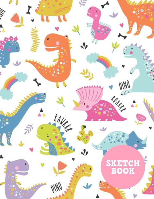 Sketch Book: Cute Sketchbook for Kids Girls and Adults - Large Blank  Notebook for Drawing, Painting, Sketching or Doodling - White Art Pad Pages  for Drawing by Coloring Villa Press