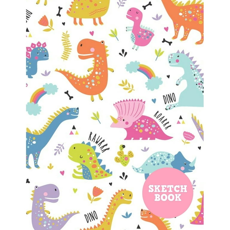 Sketch Book: Pretty Note Pad for Drawing, Writing, Painting, Sketching or  Doodling - Art Supplies for Kids, Boys, Girls, Teens Who (Paperback), Octavia Books
