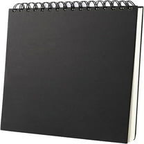 Sketch Book, Spiral Bound Sketch Pad, 60-Sheets 160gsm Sketchbook with Black Cover, Acid Free Drawing Art Paper, Prefect Works with Artists and Adults, 1 Pcs, 11.69x8.26"