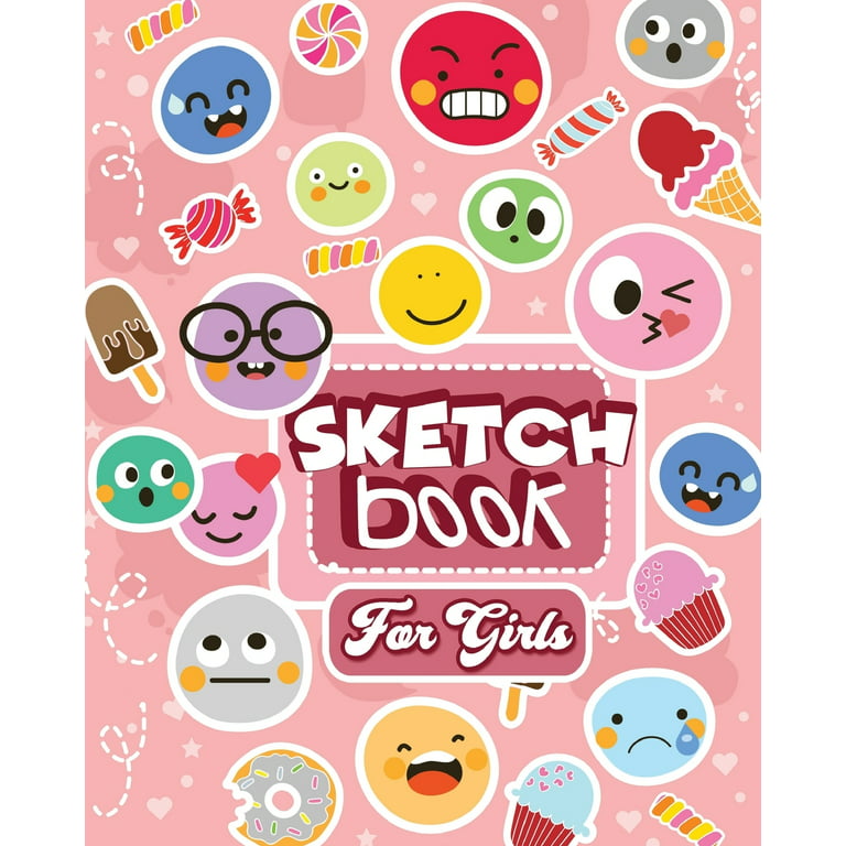 Sketch Book for Girls: Arts and Crafts Drawing Pad with Blank