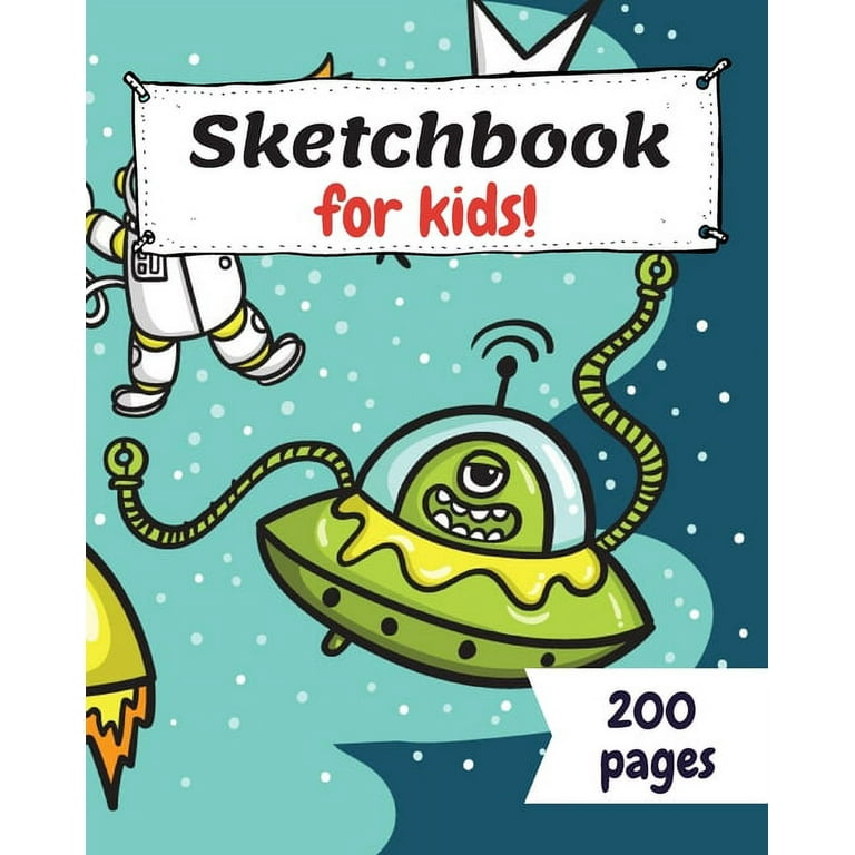 Sketch Pad For Adults: Large Sketch Book for Drawing Practice, Blank Paper  Sketchbook for Kids