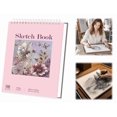 thumbnail image 1 of Sketch Books, 9" x 12" Inch Spiral Bound Versatile Artist Sketch Pad, Suitable for Sketching Doodling Drafting and Mixed Media Art (D), 1 of 8