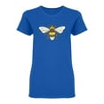 thumbnail image 1 of Sketch Bumble Bee Shaped T-Shirt Women -Image by Shutterstock, Female Small, 1 of 2