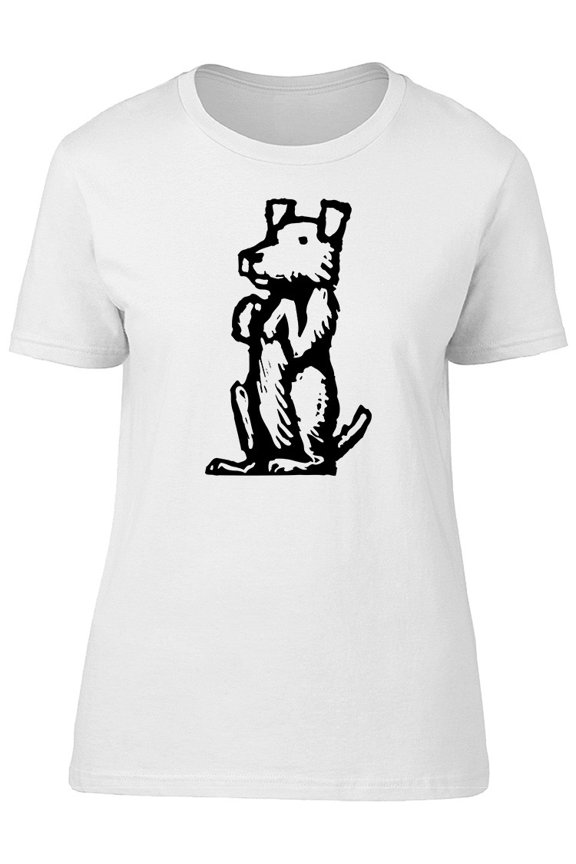 Sketch Cute Grunge Dog T-Shirt Men -Image by Shutterstock, Male XX-Large