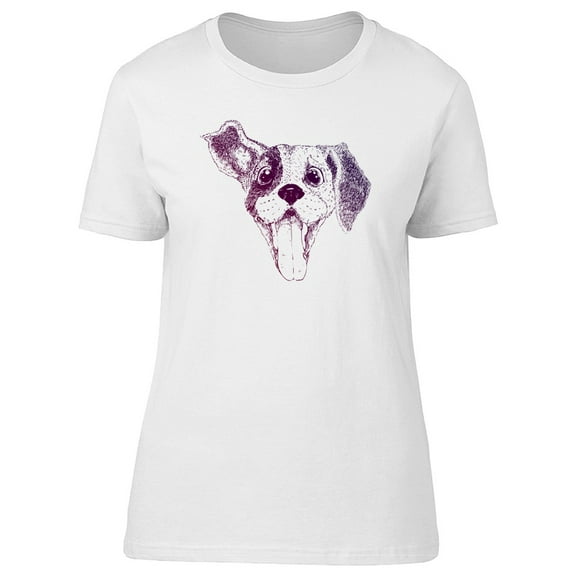 Sketch Cute Puppy Dog T-Shirt Men -Image by Shutterstock, Male 4X-Large