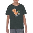 thumbnail image 1 of Sketch Dino Roar T-Shirt Juniors -Image by Shutterstock,  Medium, 1 of 4