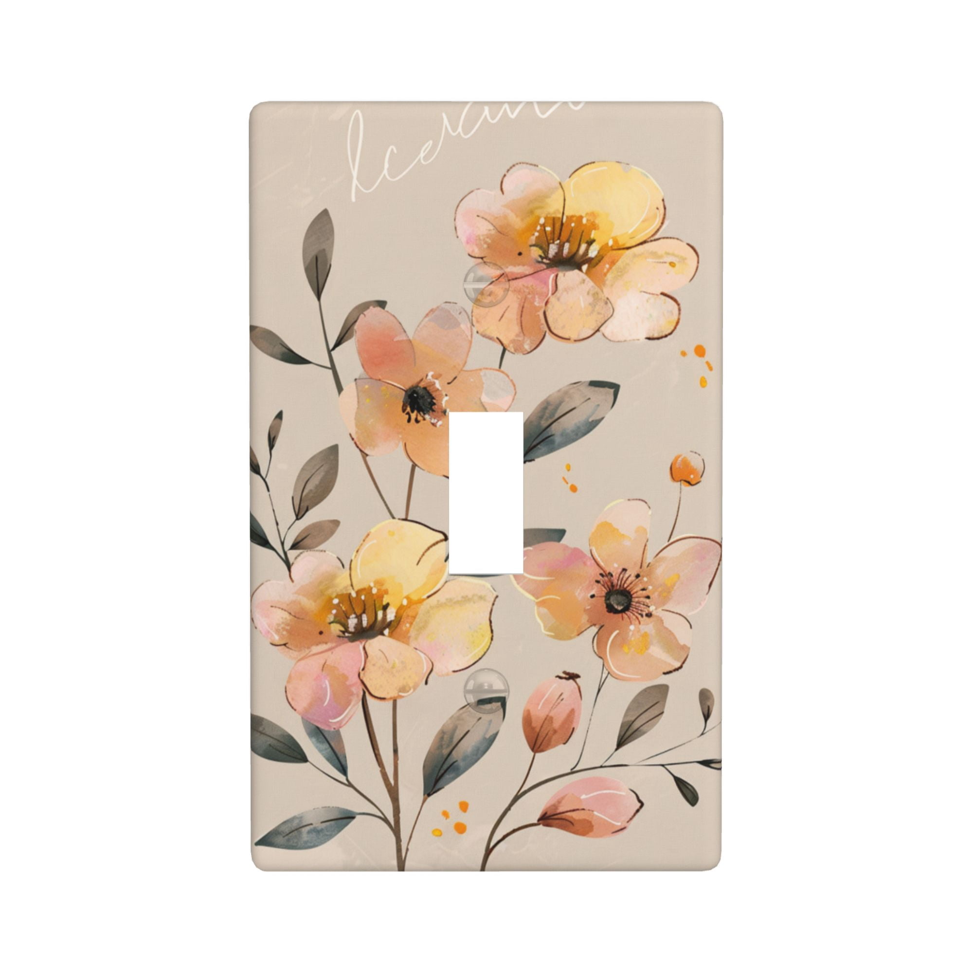 Decorative Printed Switch Plate - Electrical Switch Cover Wall Plate by Art Plates - Love Fall main image 1